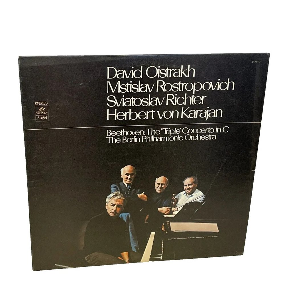 Beethoven The "Triple" Concerto In C (Vinyl, 1970) Angel S-36727 VG+ LP Record